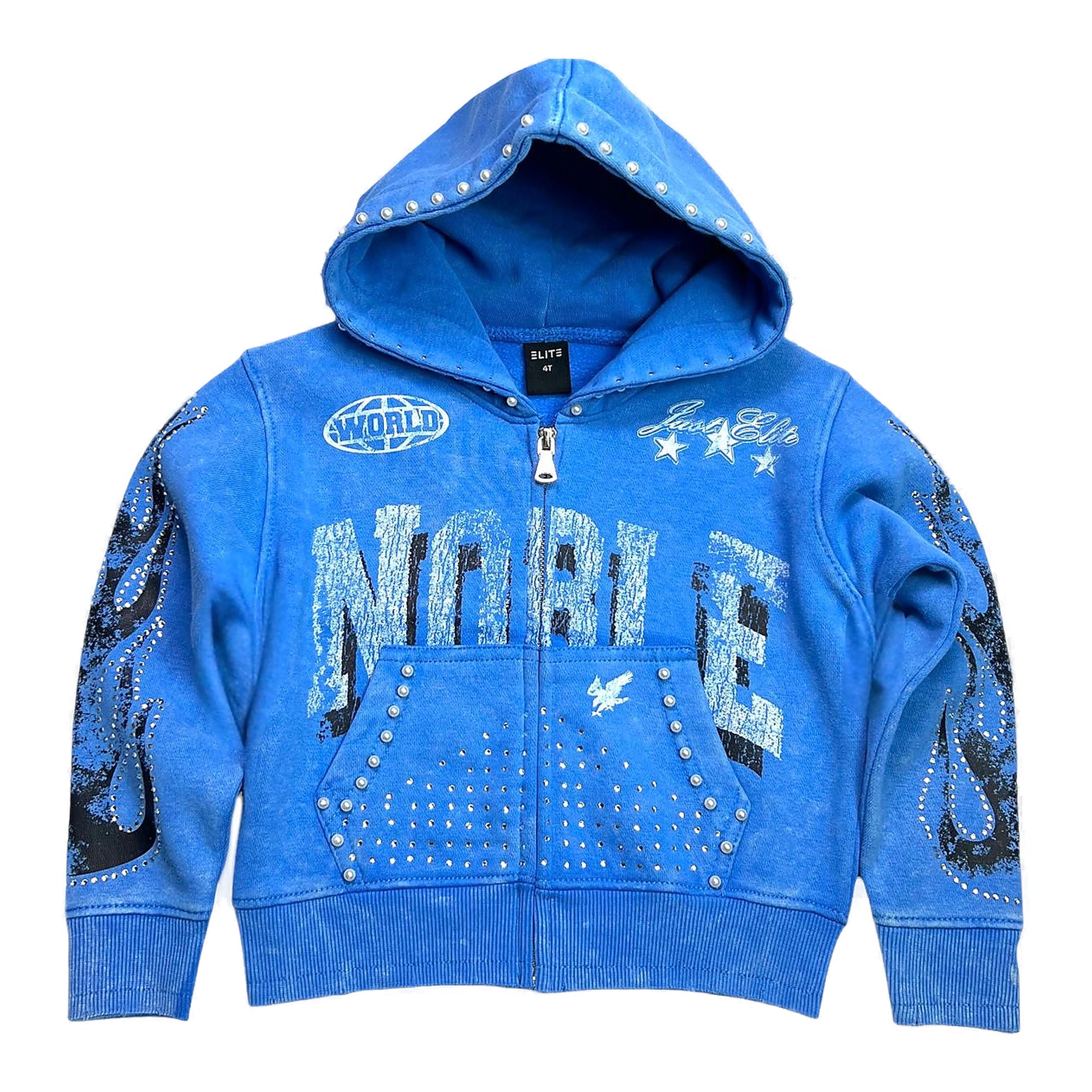 Elite Noble Kids Hoodie - Blue