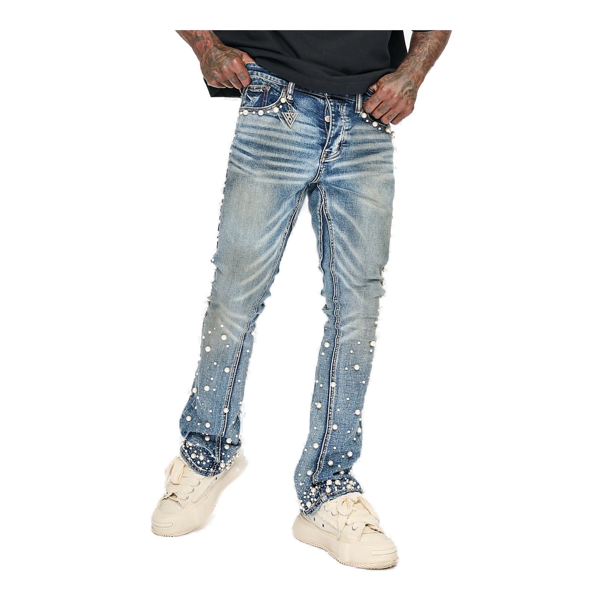 Valabasas Dirty Wash Stacked Jean Men