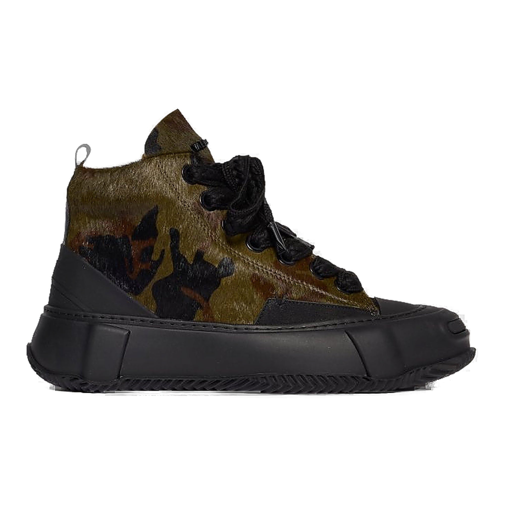 Valabasas Vision 400 High Noir Camo Sneakers - Camouflage Pattern