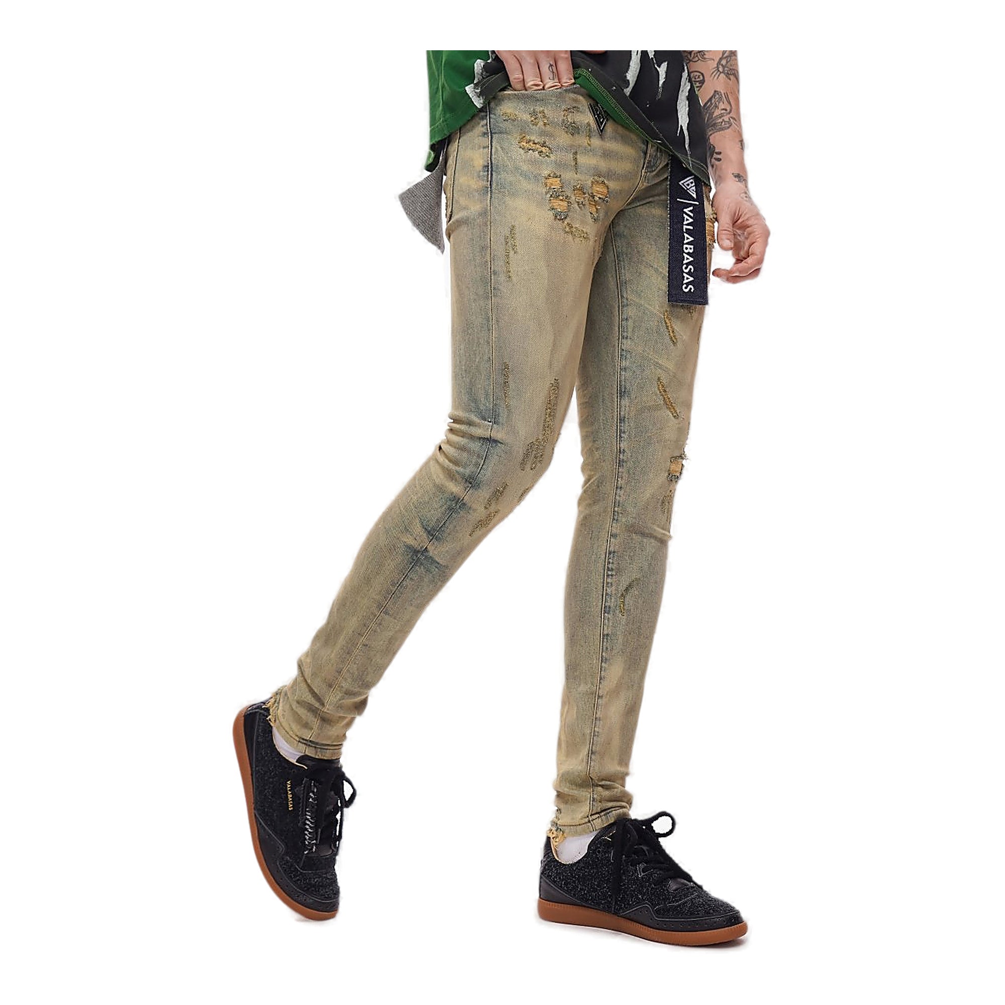 Valabasas Collage Jeans - Vintage Wash