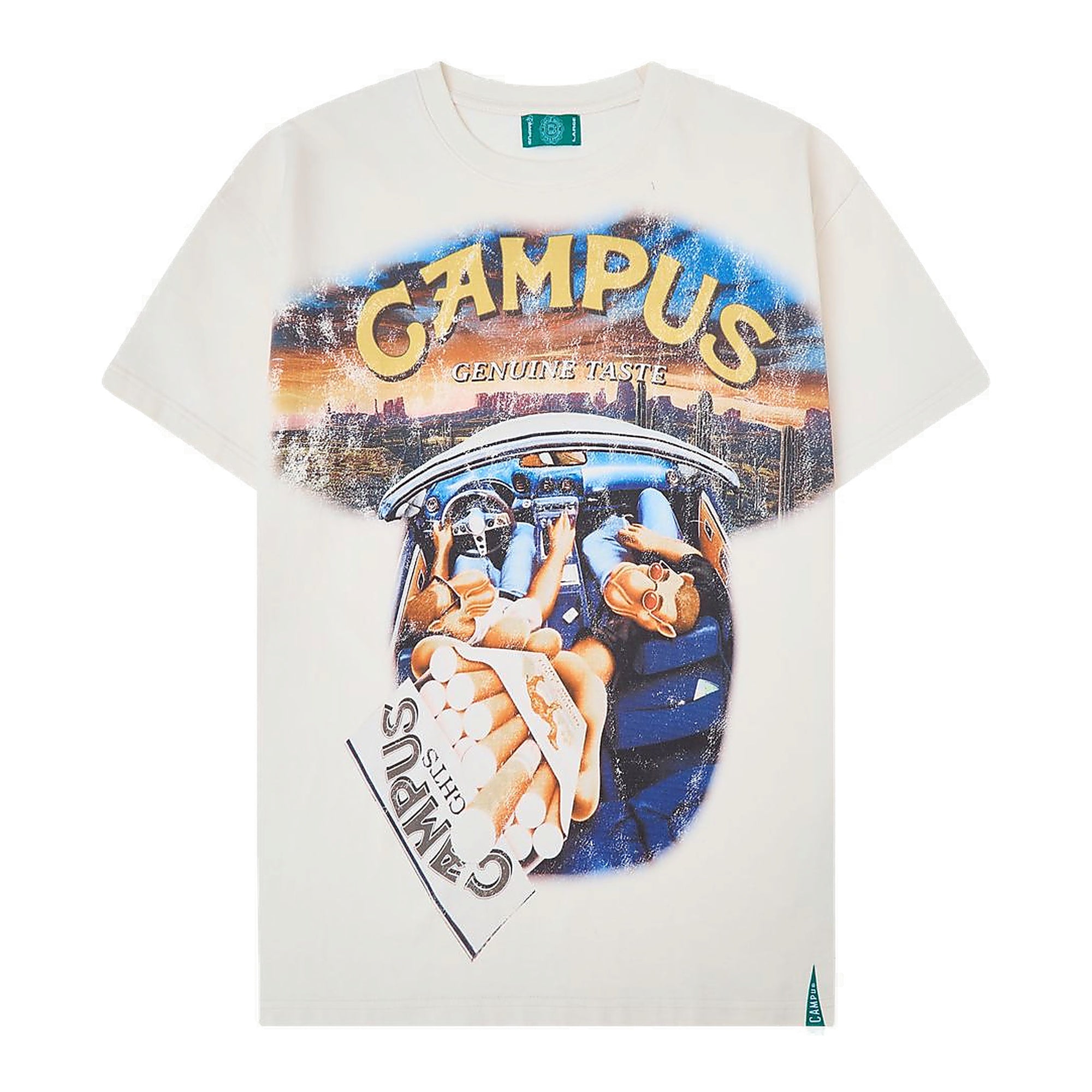 Campus Genuine Vice Tee Men's T-Shirt - White