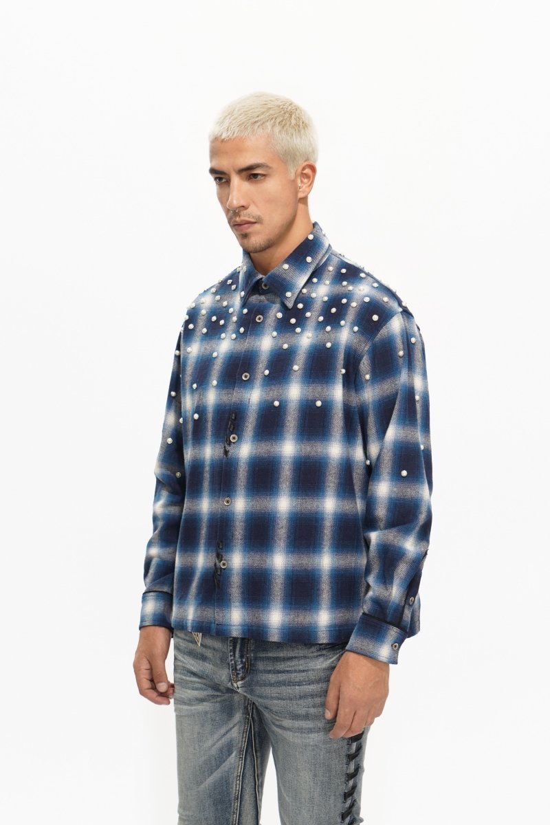 Cadence Blue Flannel - Valabasas