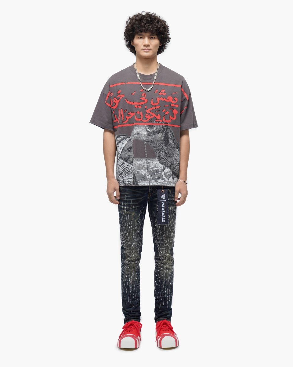 Camel Grey Tee - Valabasas