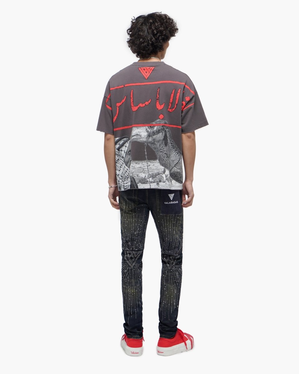 Camel Grey Tee - Valabasas