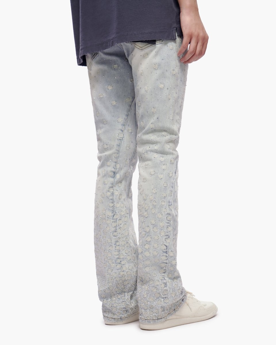 Canite Stacked Light Blue Wash Jeans - Valabasas