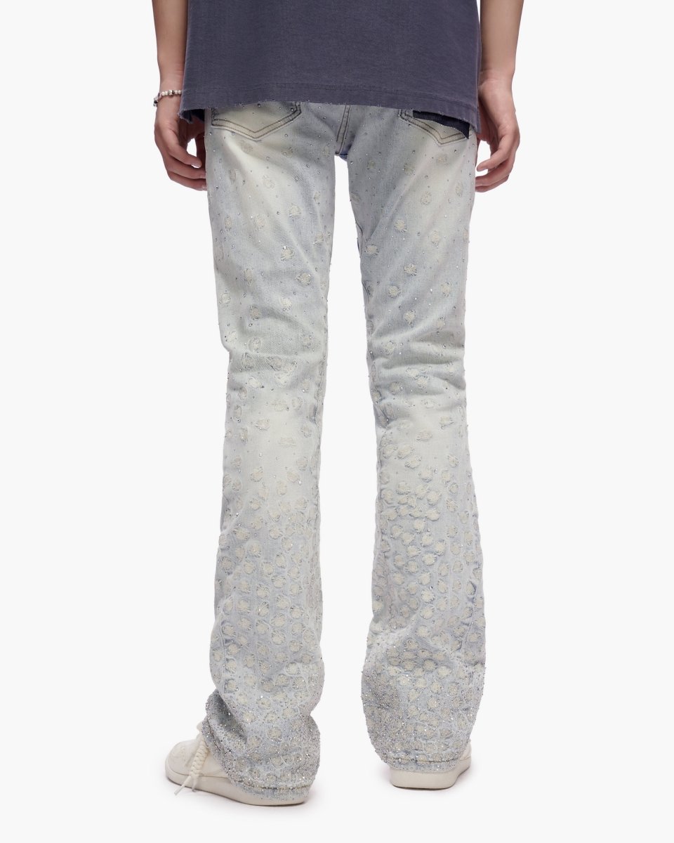Canite Stacked Light Blue Wash Jeans - Valabasas