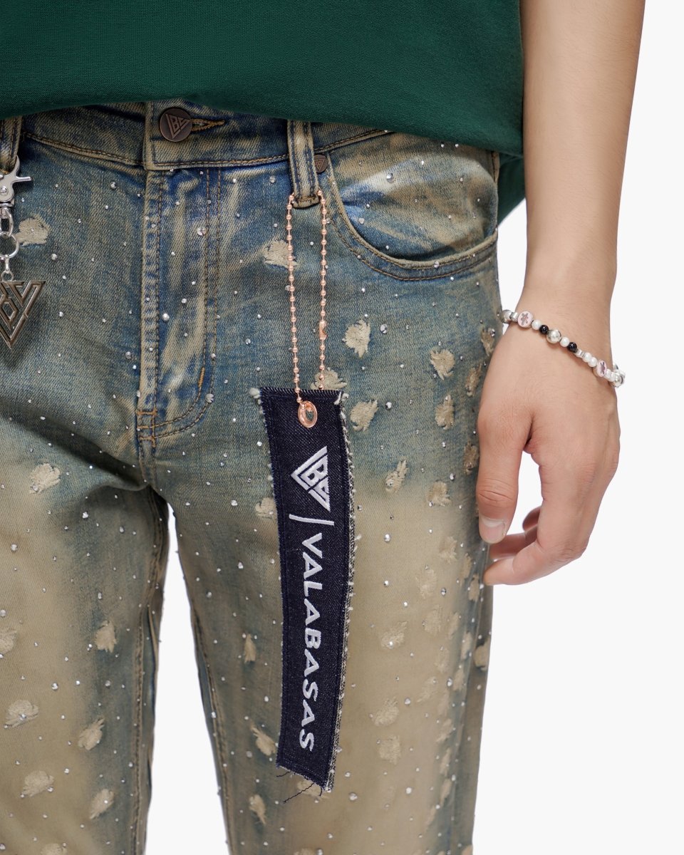 Canite Stacked Vintage Wash Jeans - Valabasas