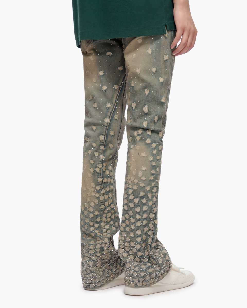 Canite Stacked Vintage Wash Jeans - Valabasas