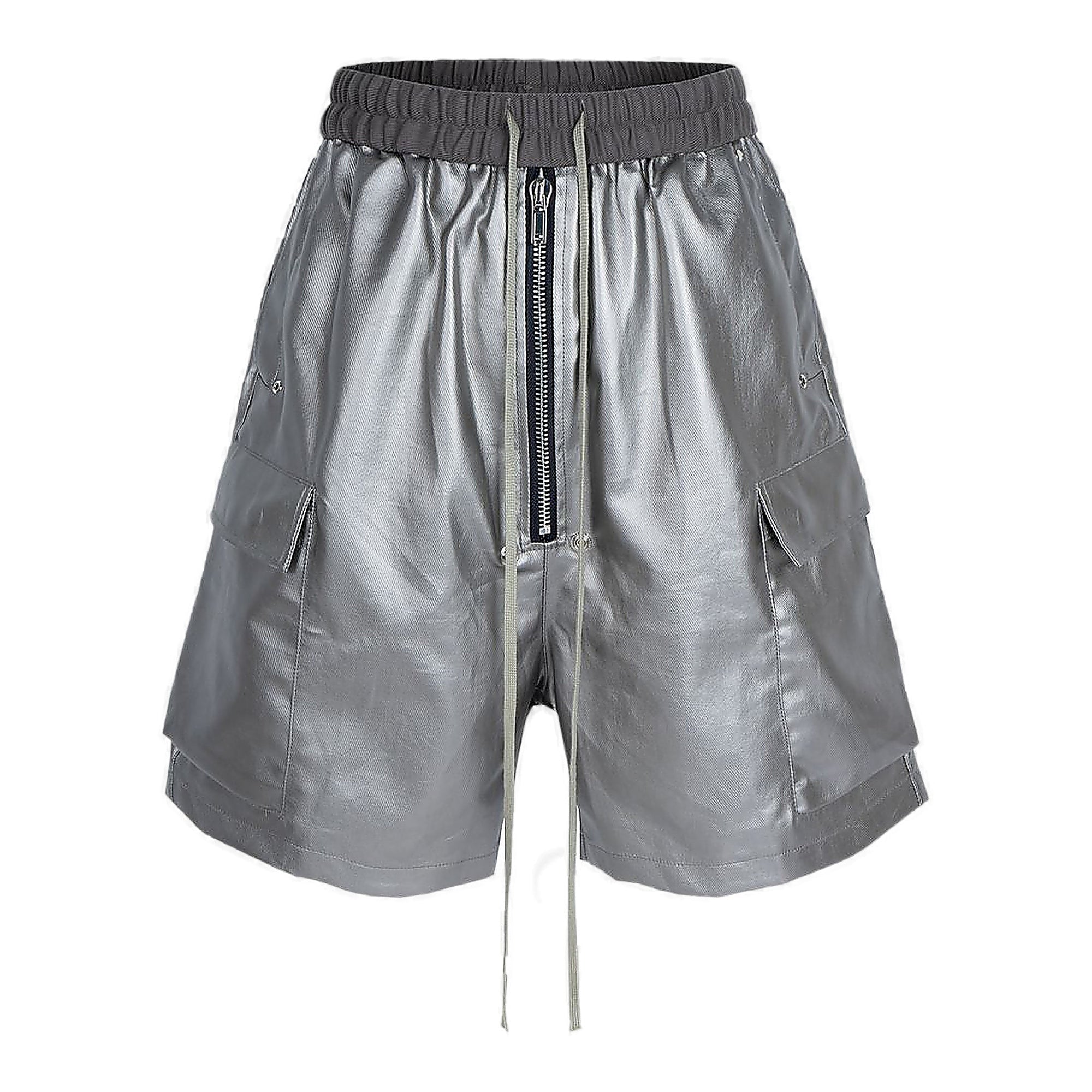 Undeveloped Shine Shorts - Metallic Silver