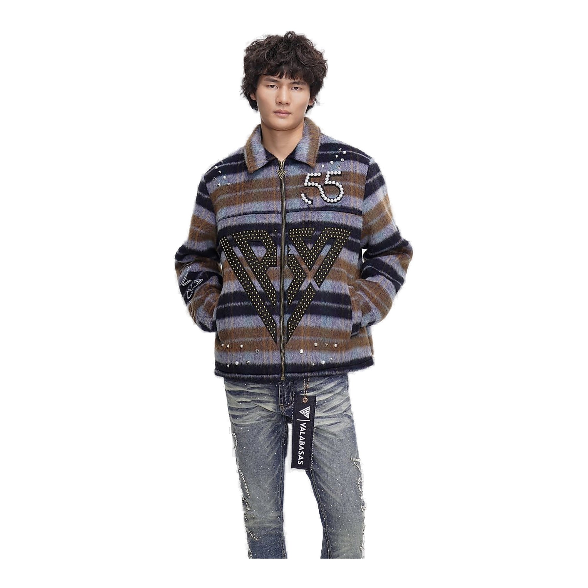 Valabasas Garland Men's Jacket - Striped