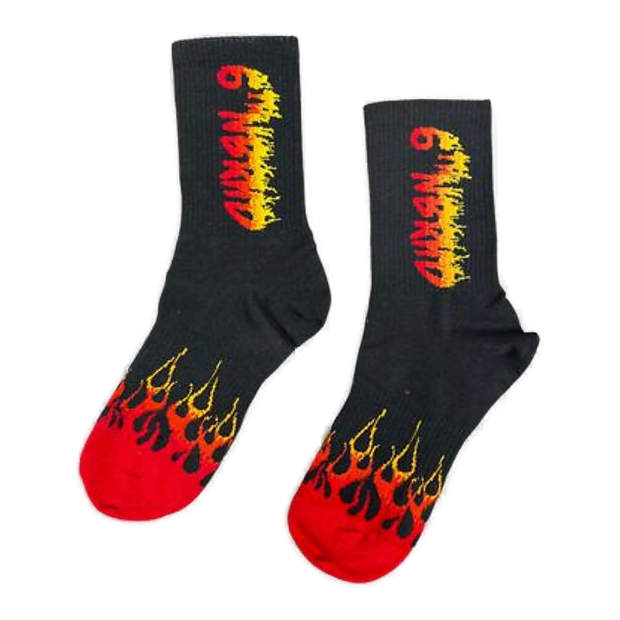 6Th Nbrhd "Flame Socks" - Graphic Design