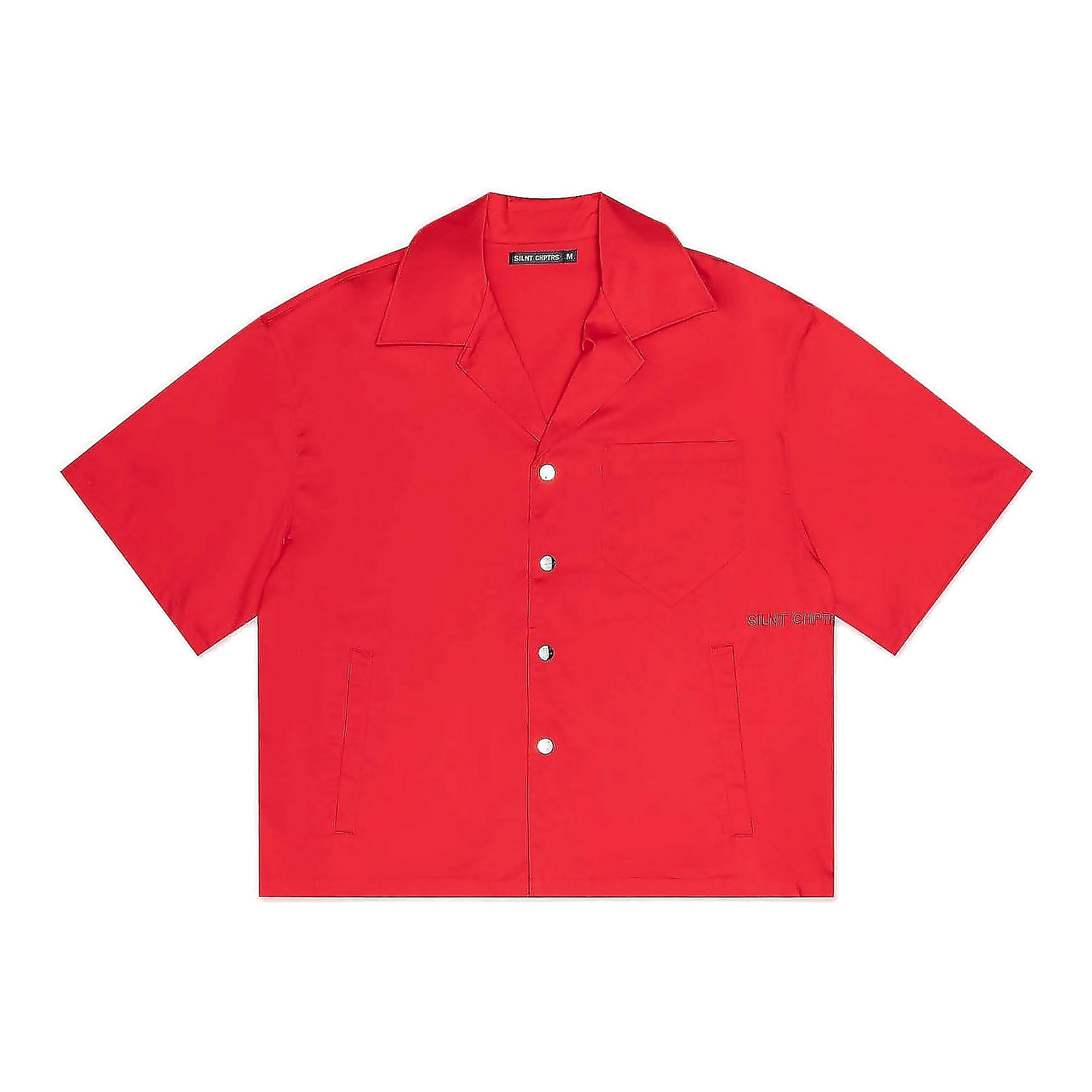 Silnt Chptrs Meantime Shirt - Cropped Red