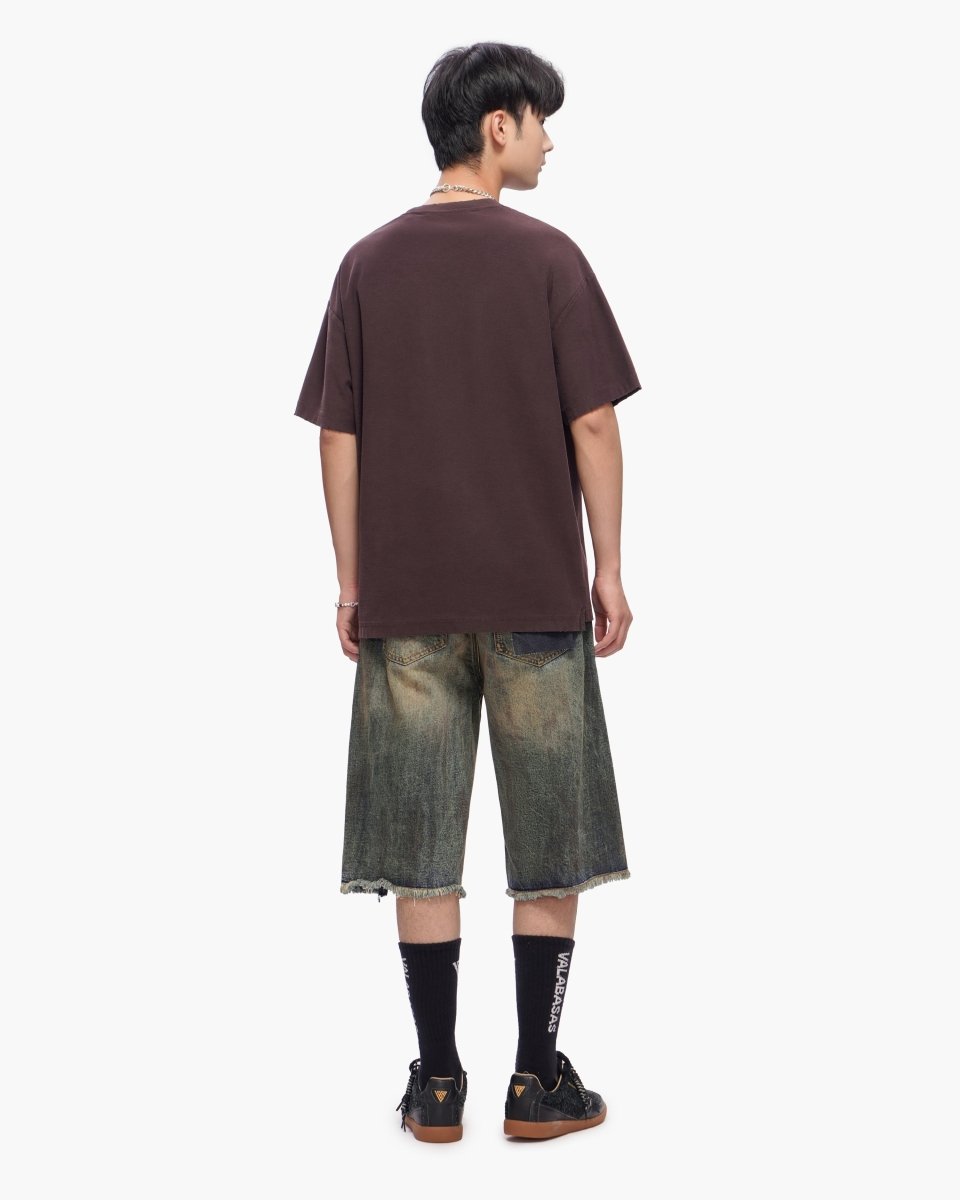 Chosen Jorts Dark Blue Vintage - Valabasas