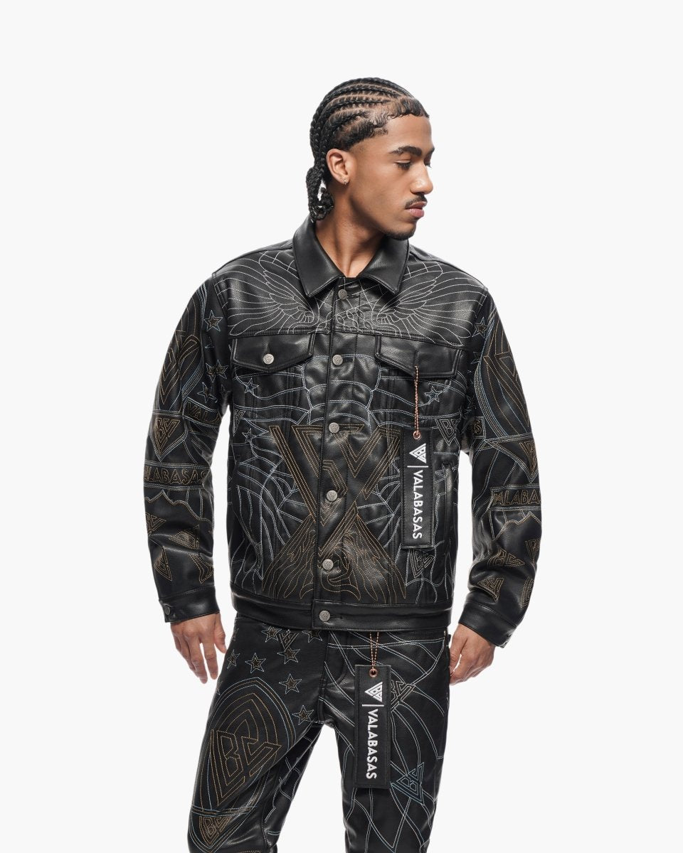 Clash Vegan Leather Jacket - Valabasas