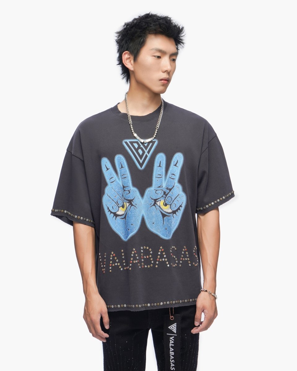 Clear Visions Vintage Grey Tee - Valabasas