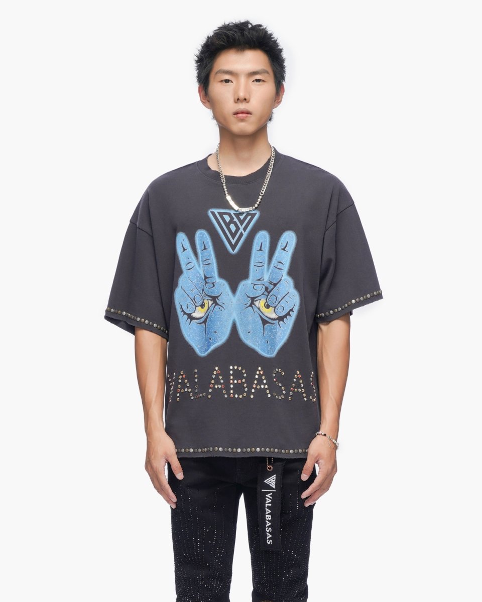 Clear Visions Vintage Grey Tee - Valabasas