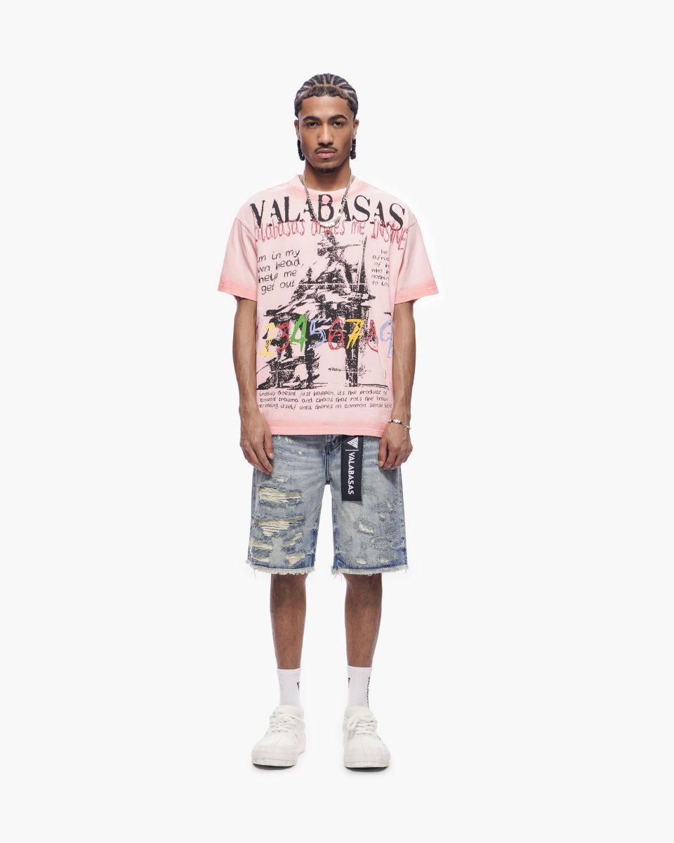 Clipped Jorts Blue Washed - Valabasas