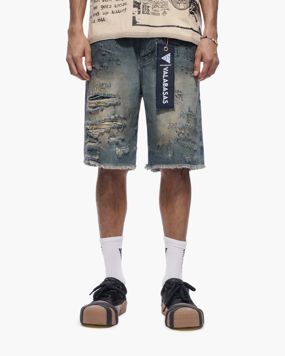 Clipped Jorts Dirty Washed - Valabasas