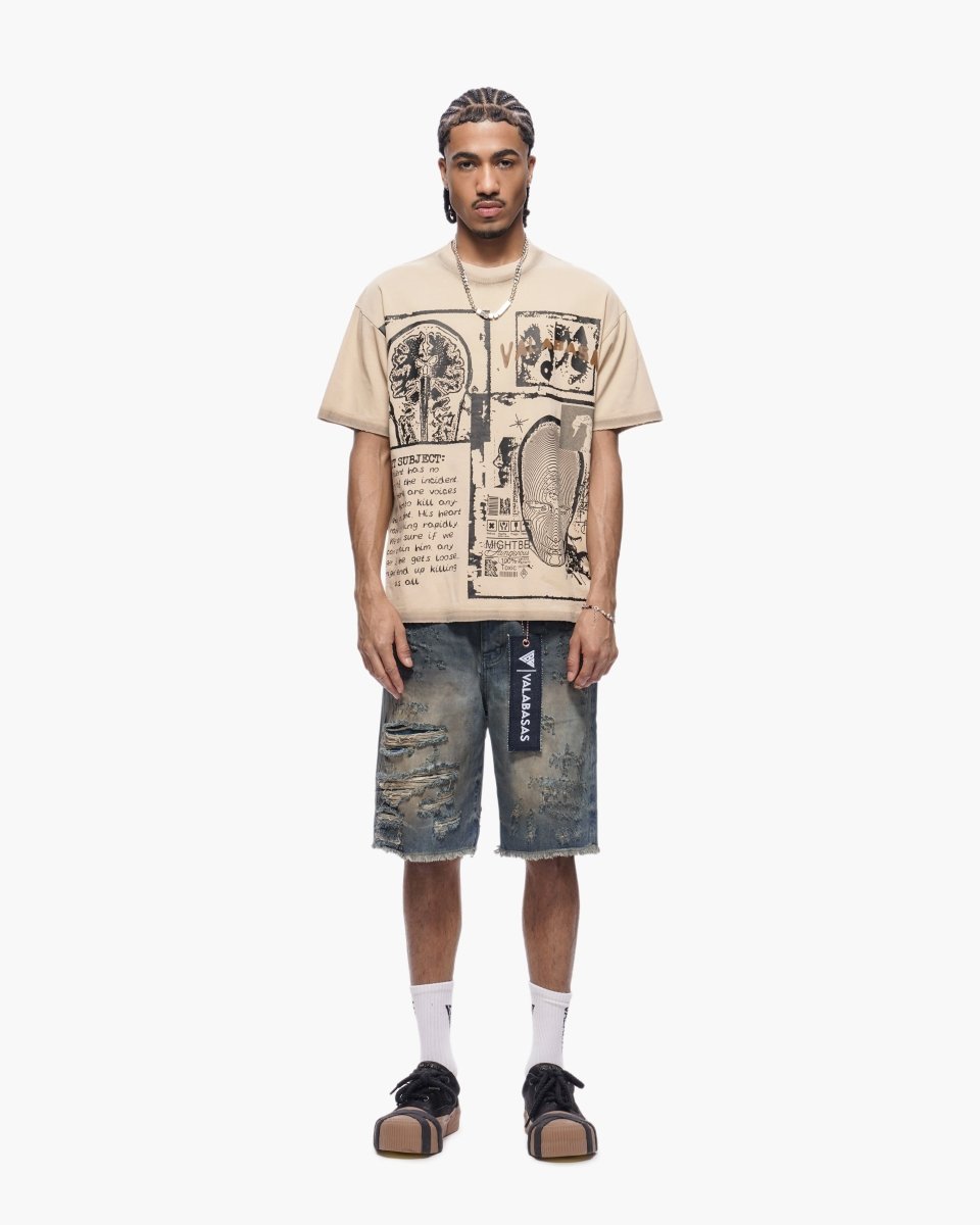 Clipped Jorts Dirty Washed - Valabasas