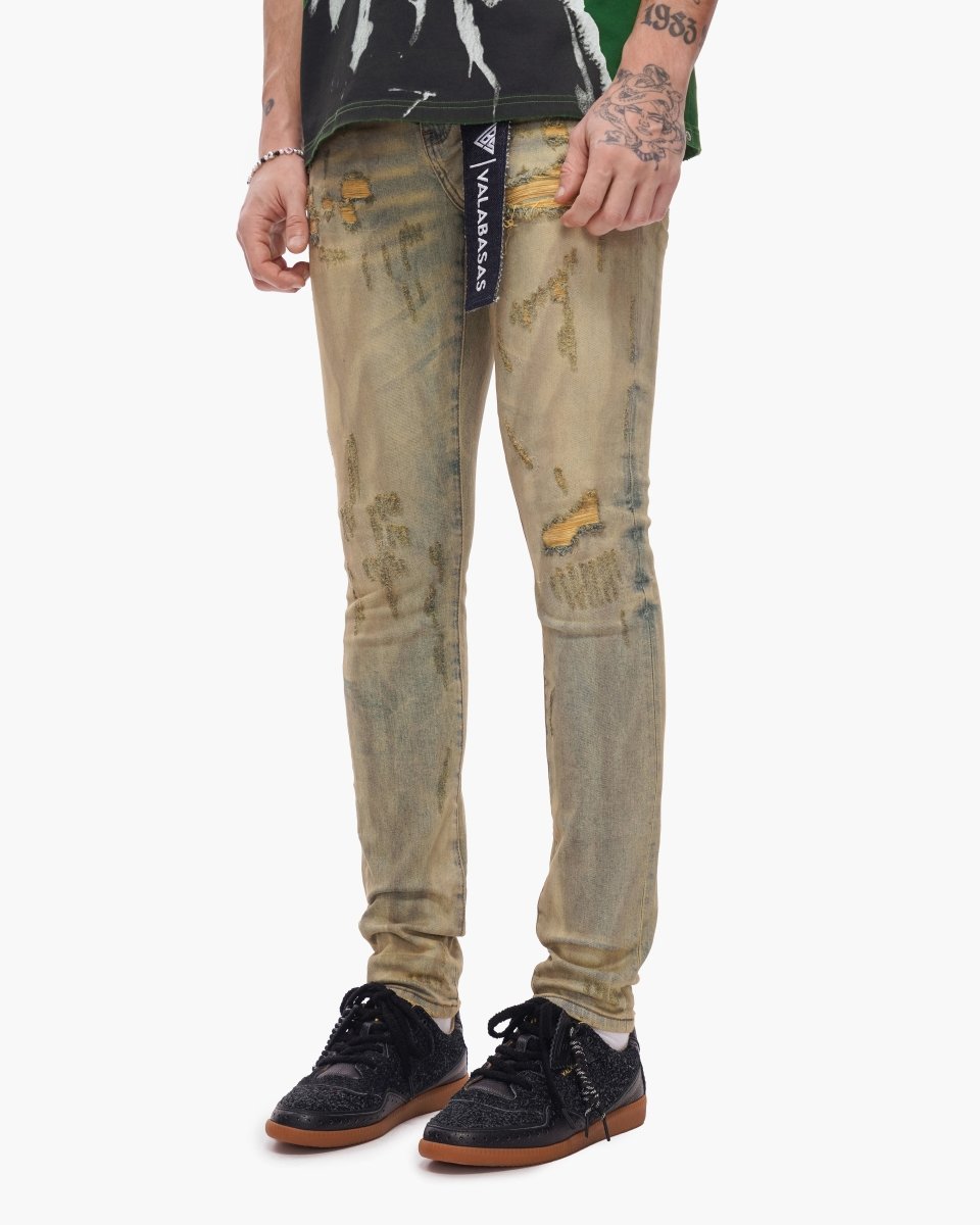 Collage Skinny Denim Vintage Wash - Valabasas