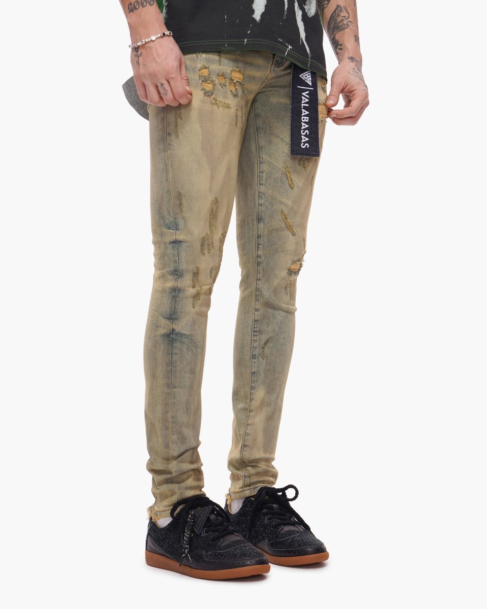 Collage Skinny Denim Vintage Wash - Valabasas