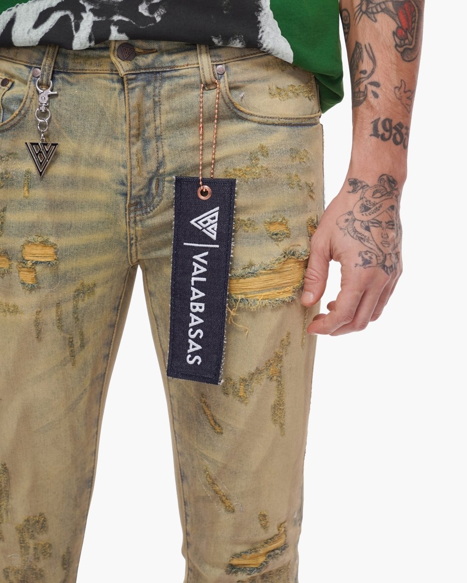 Collage Skinny Denim Vintage Wash - Valabasas