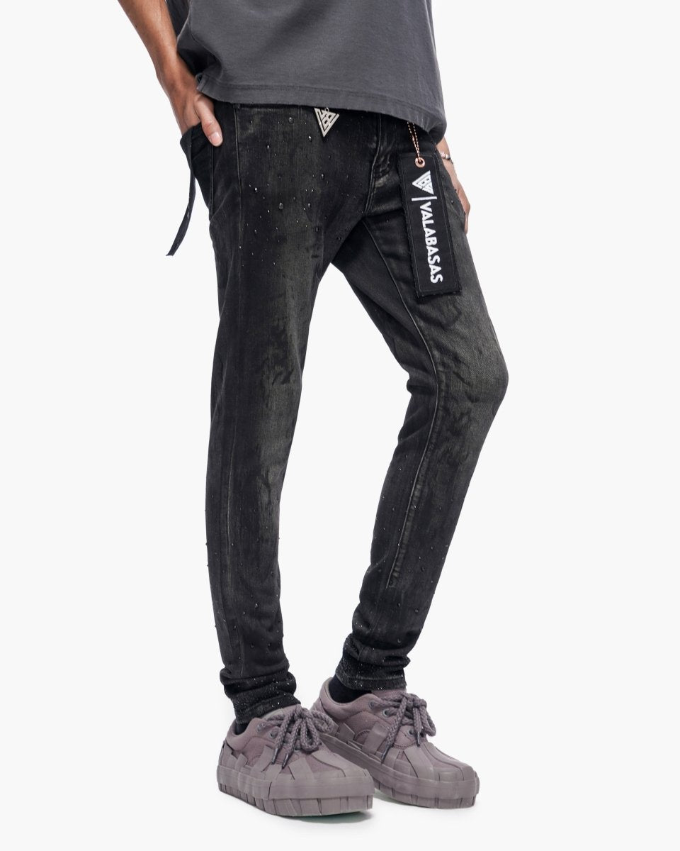 Cumilo Skinny Black Wash Jeans - Valabasas