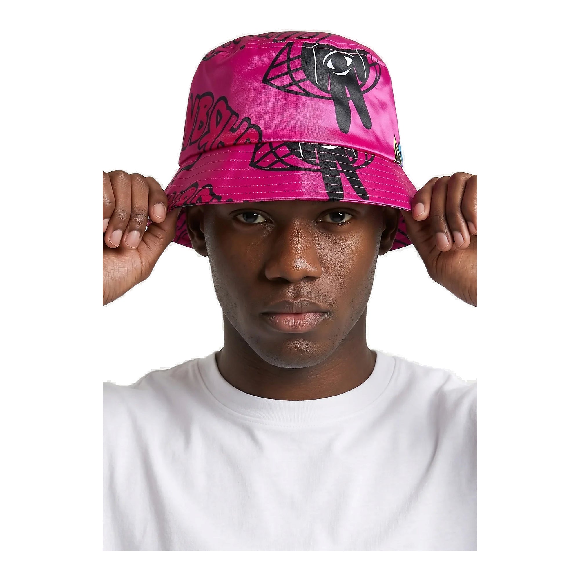 "Brush" Bucket Hat Pink