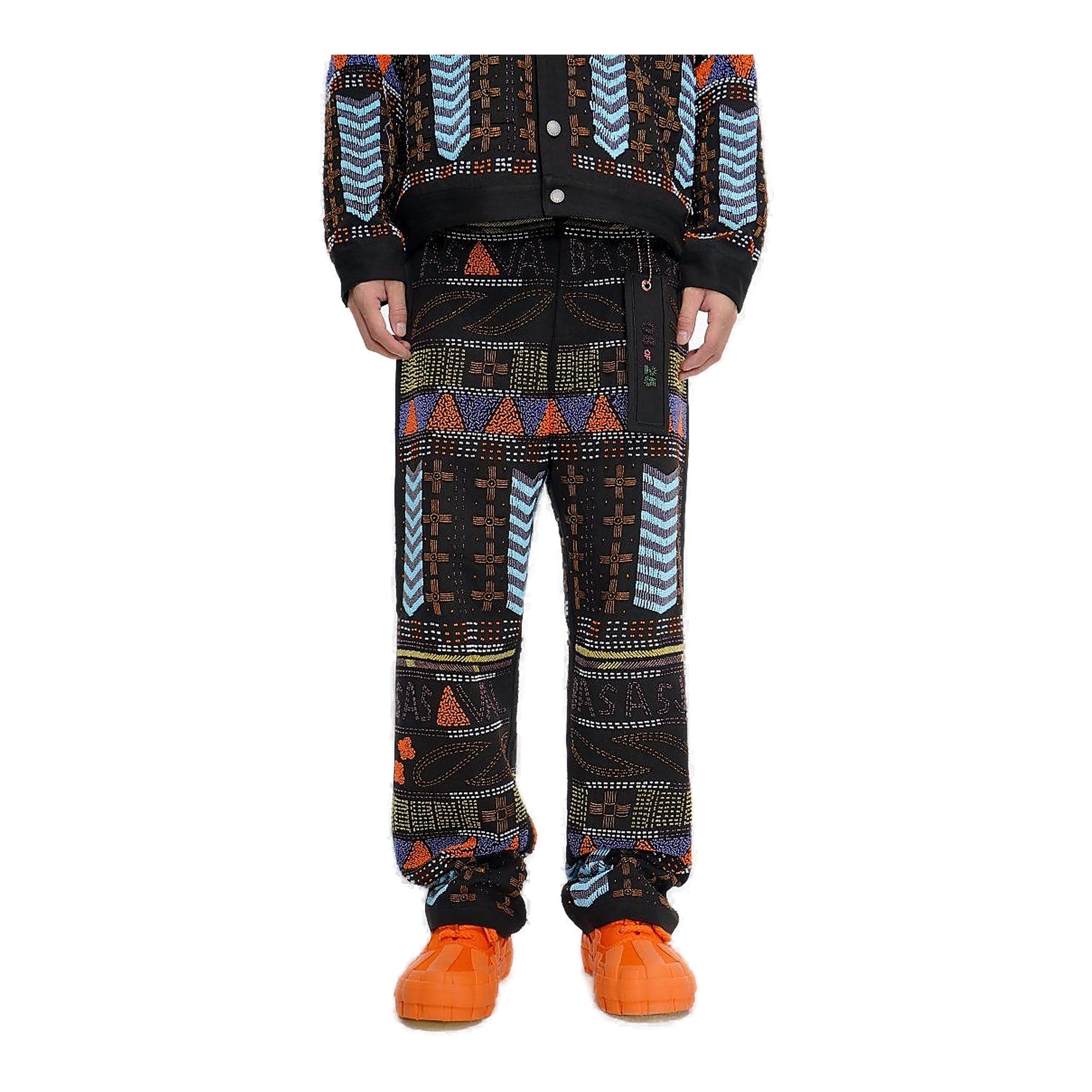 Valabasas Dedication Black Hand Pant - Patterned