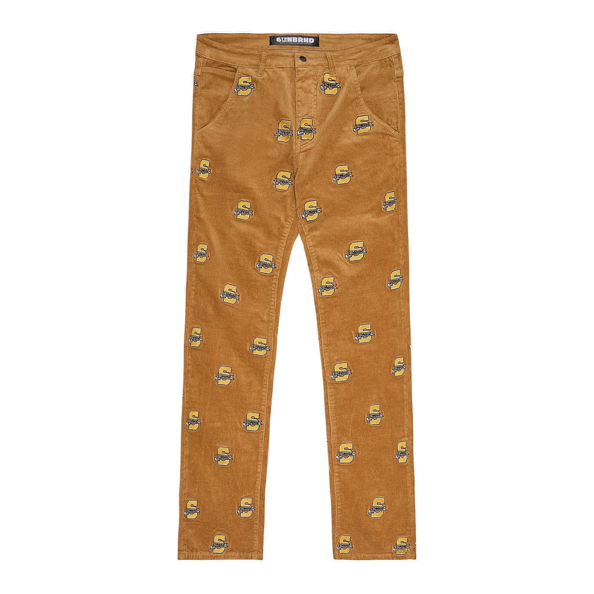 6Thneighborhood Car Motif Pants - Relaxed Fit