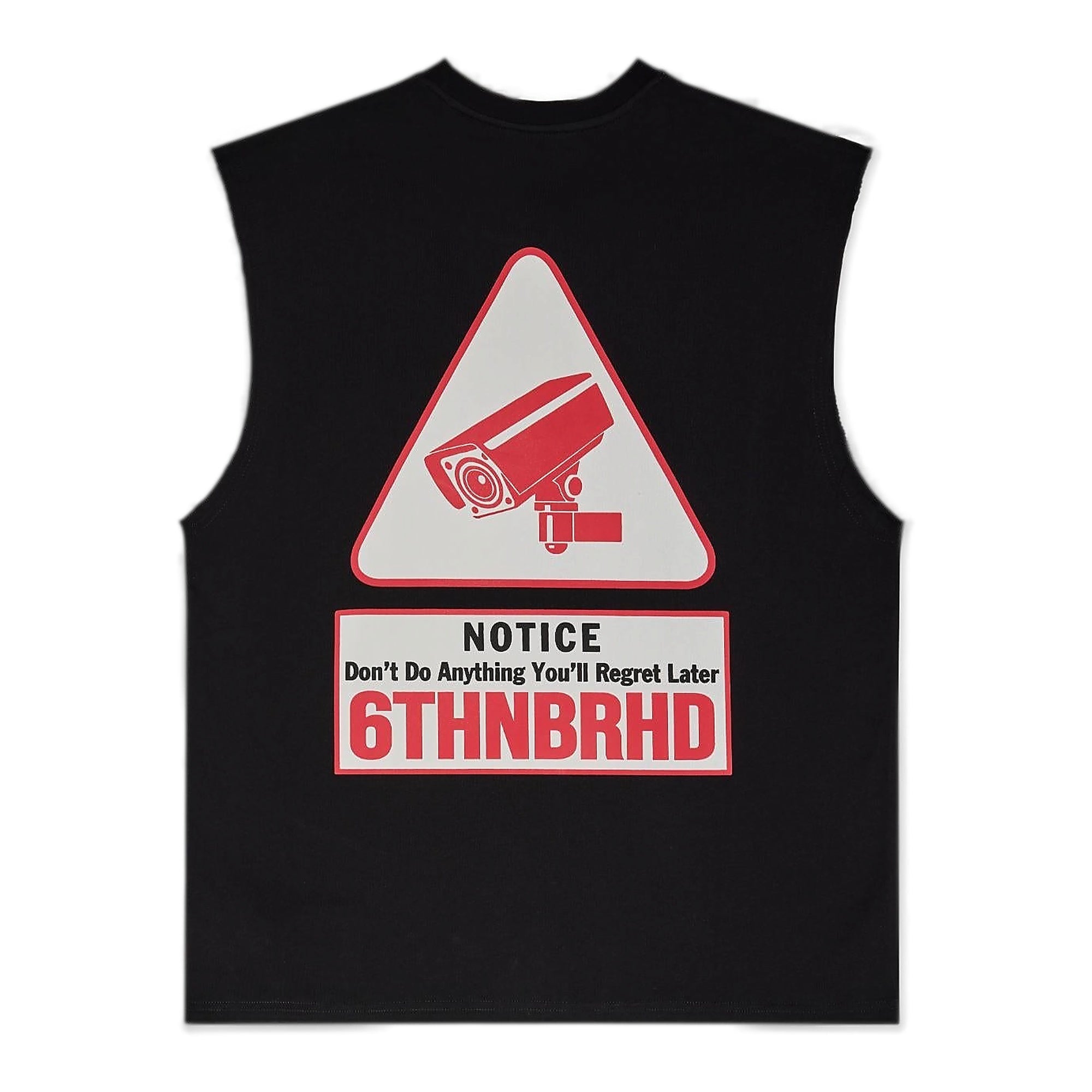 6Th Nbrhd Notice Sleeveless Tee Men's Tank Top - Black