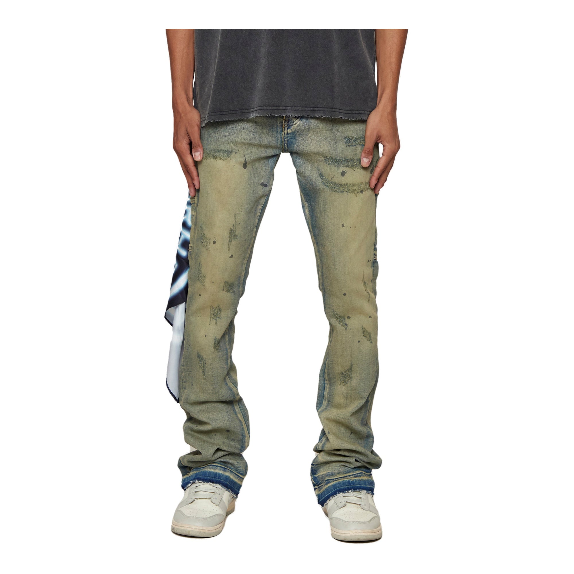 6Th Nbrhd Pavement Jeans - Distressed Wash