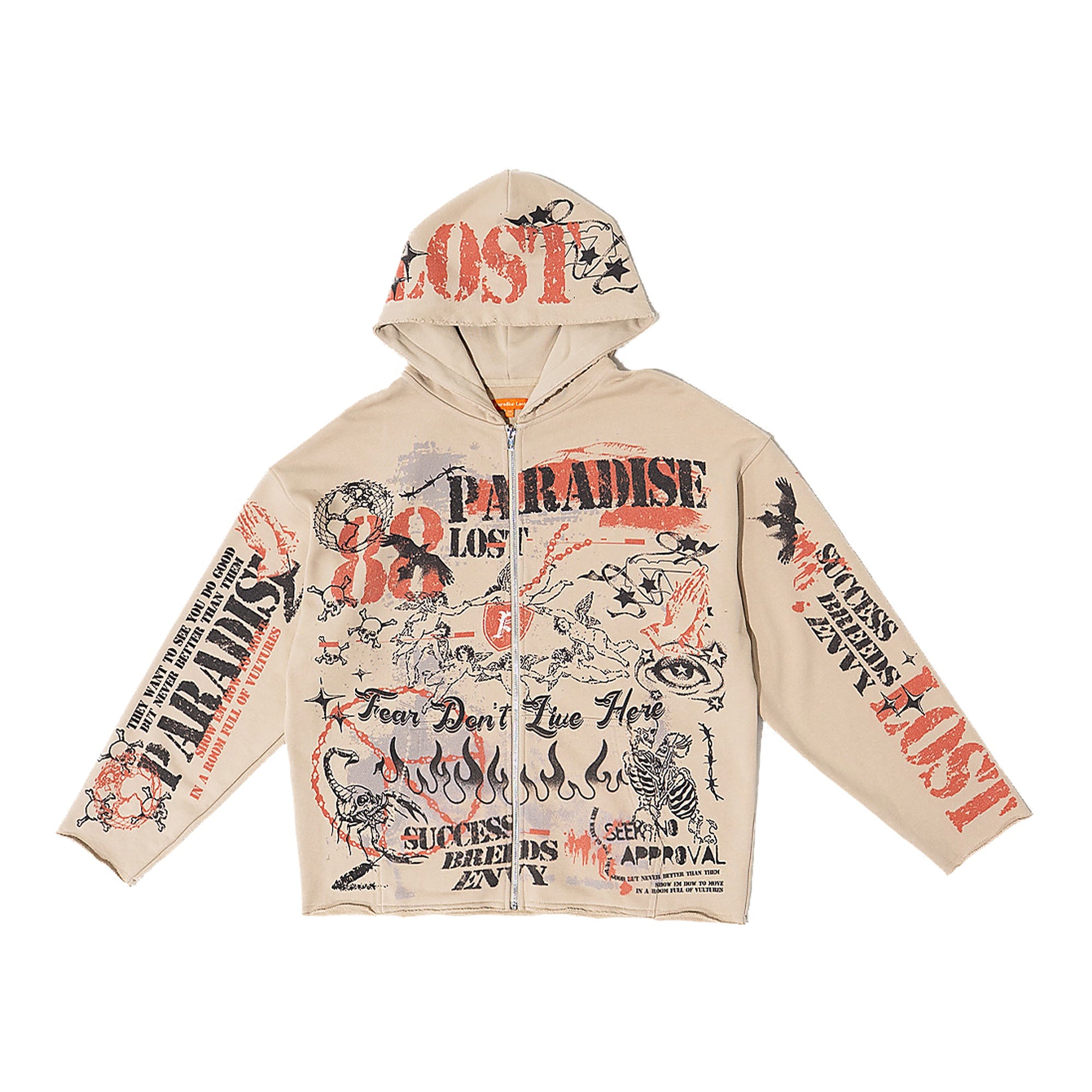 Paradise Lost Scars Of Success Men's Hoodie - Beige