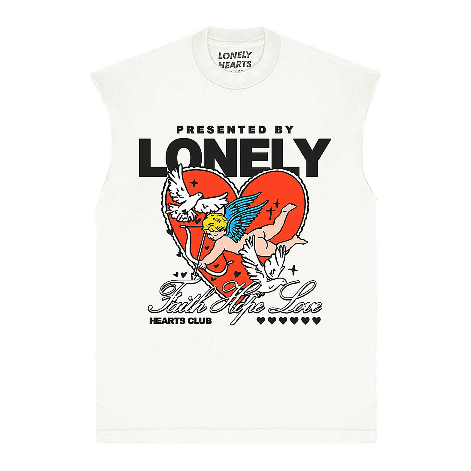 Lonely Hearts Faith Hope Love T-Shirt - Graphic