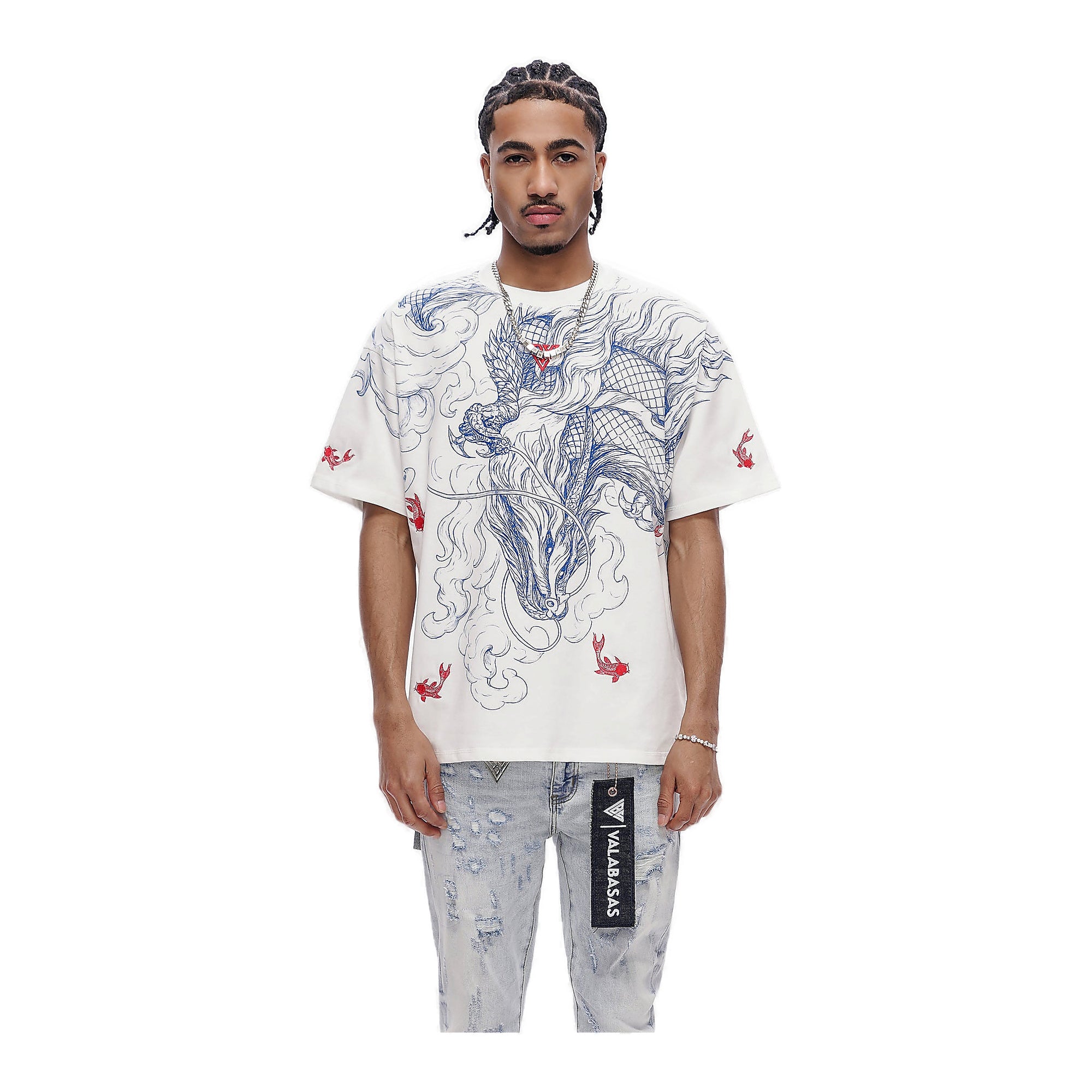 Valabasas Mythic Tee - Relaxed Fit White