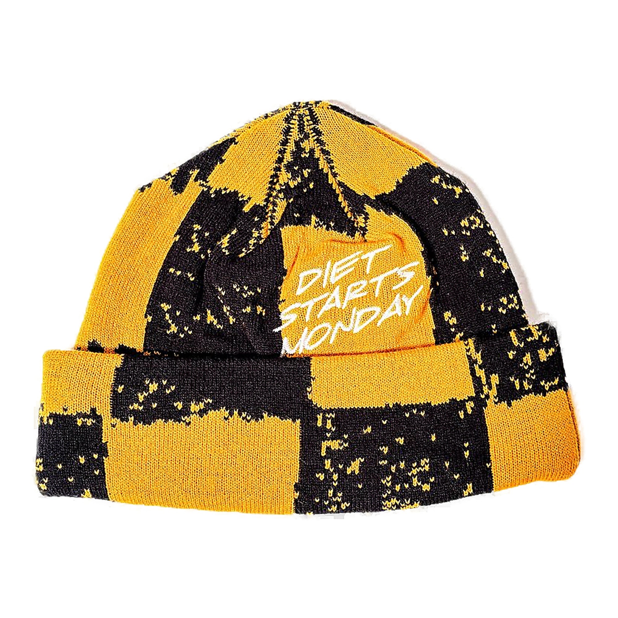 Diet Starts Beanie - Yellow