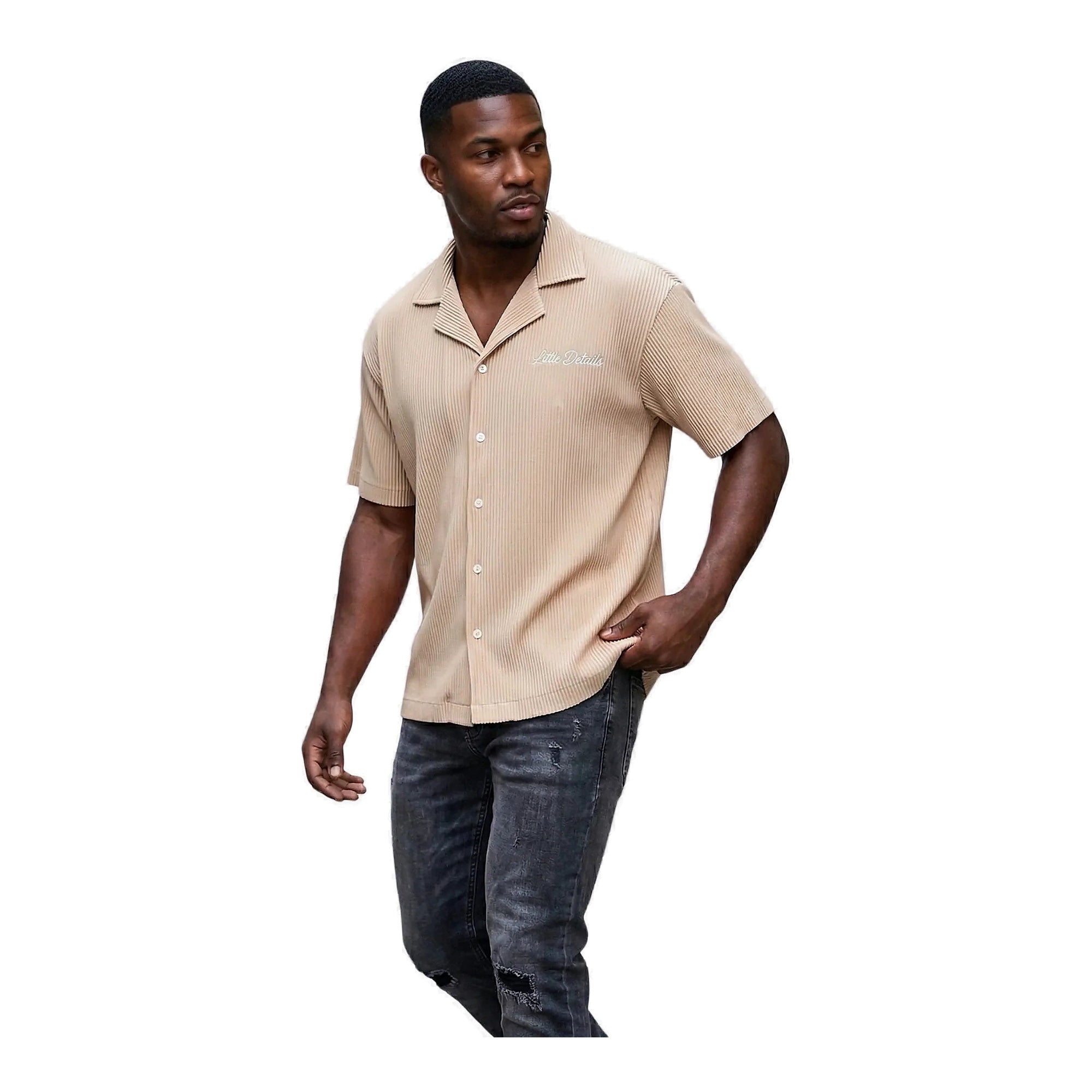Silnt Chptrs Ribbed Shirt - Boxy Fit