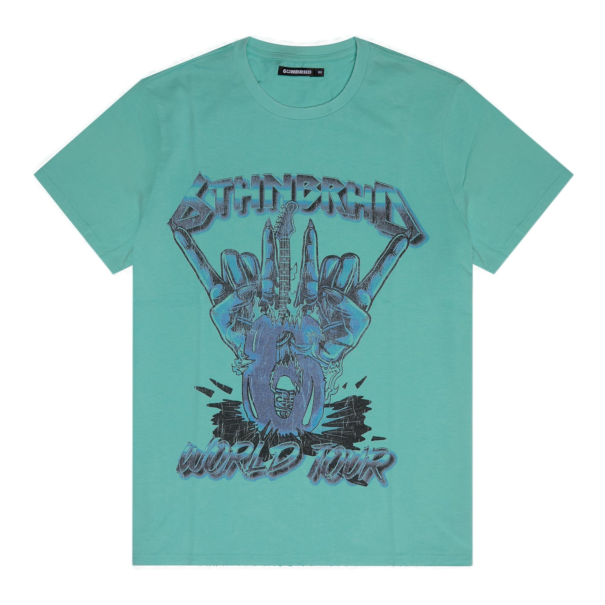 6Th Nbrhd Heavy Metal Men's T-Shirt - Teal