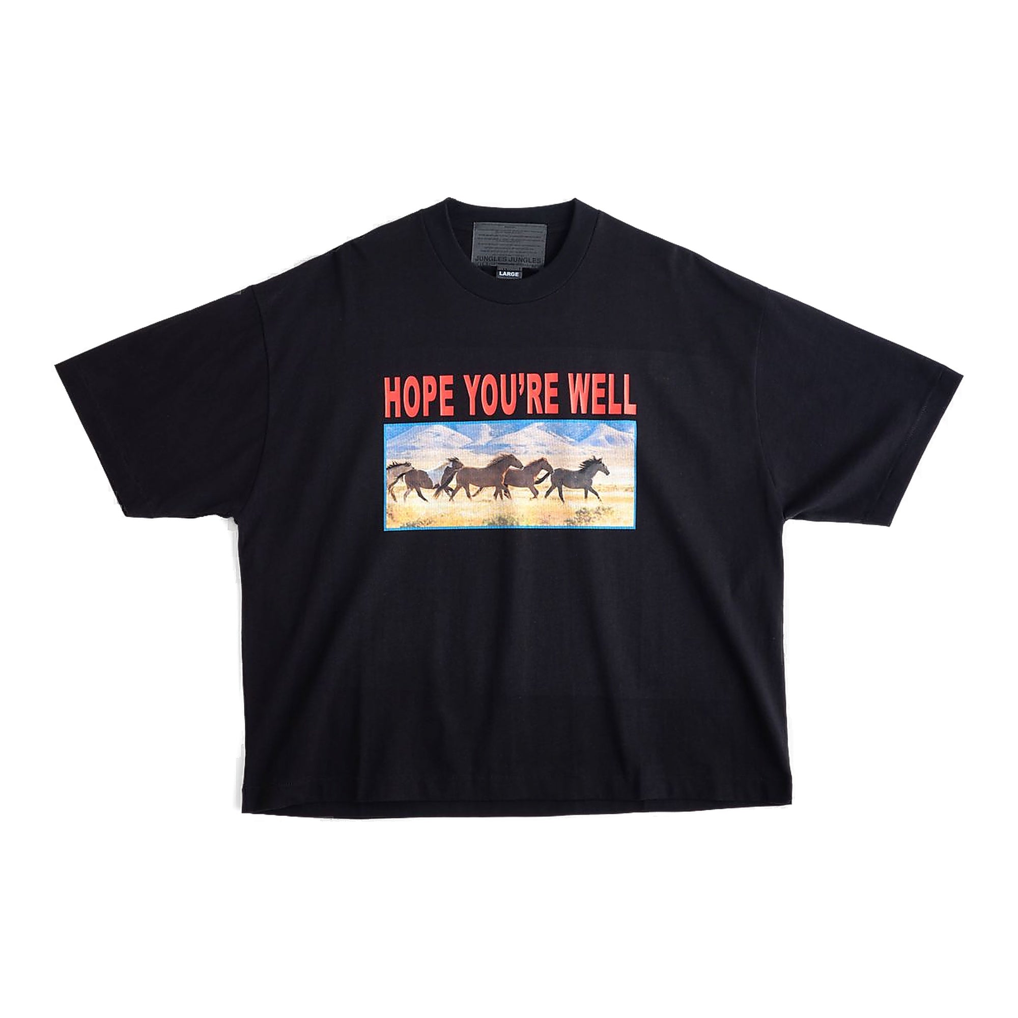 Jungle Men's Black T-Shirt