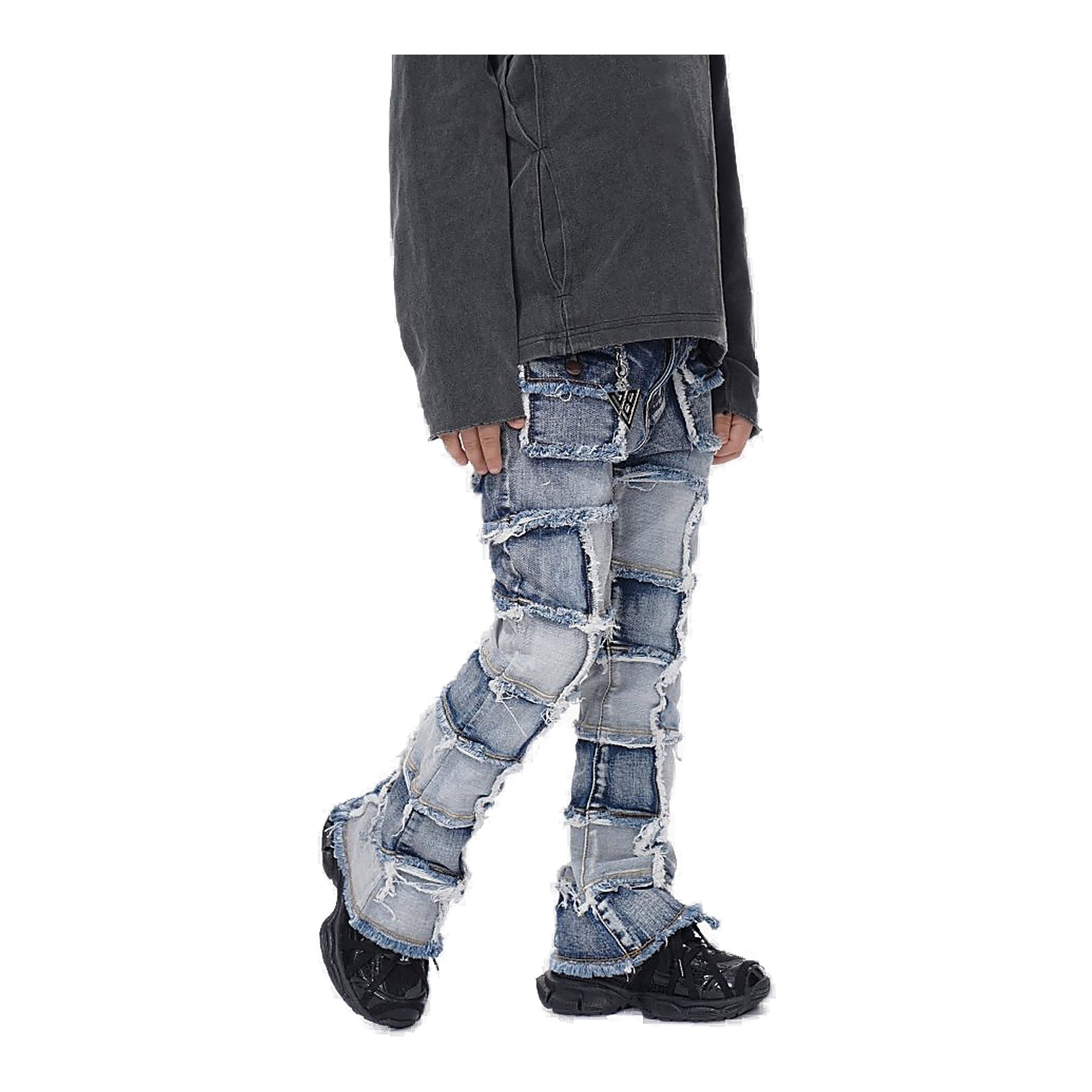 Valabasas Patchwork Youth Jeans - Stacked