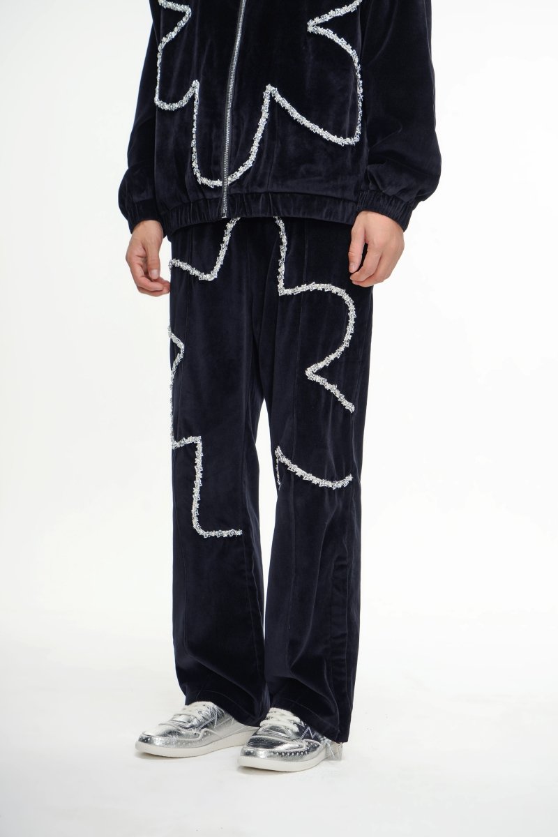 Dahlia Velvet Pants Black - Valabasas