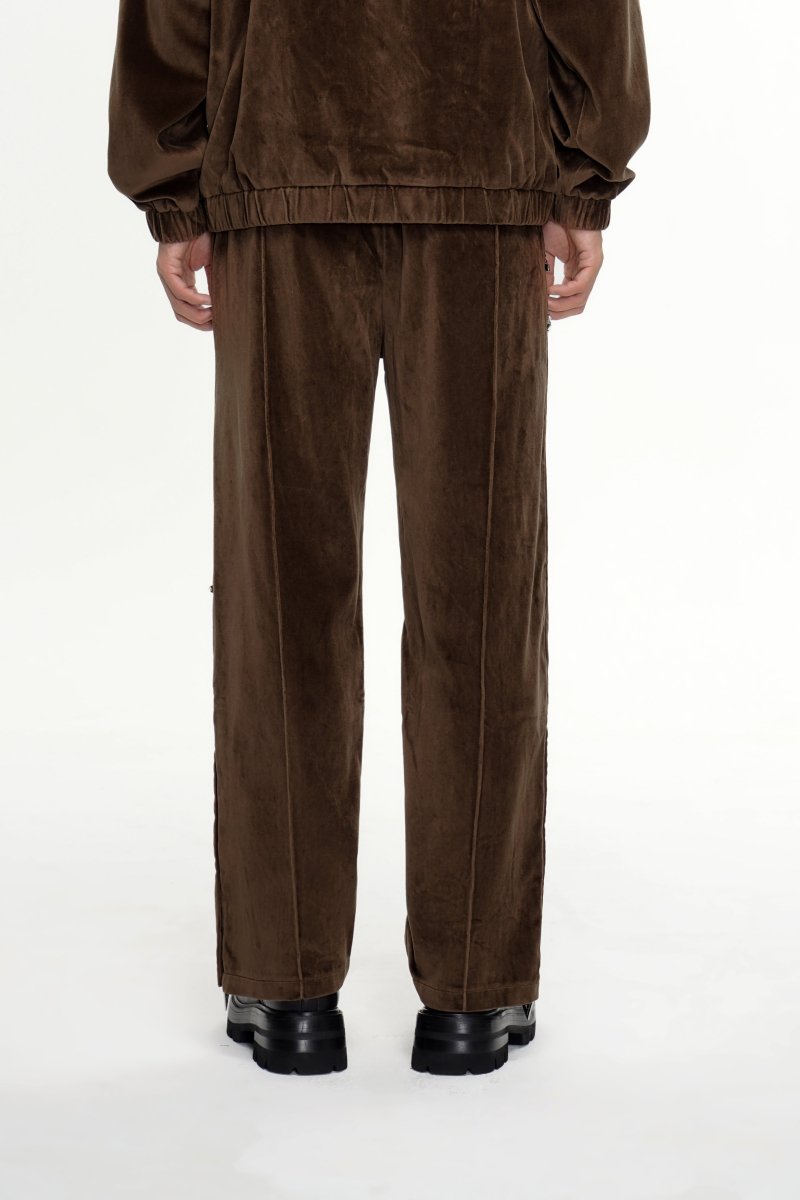 Dahlia Velvet Pants Brown - Valabasas