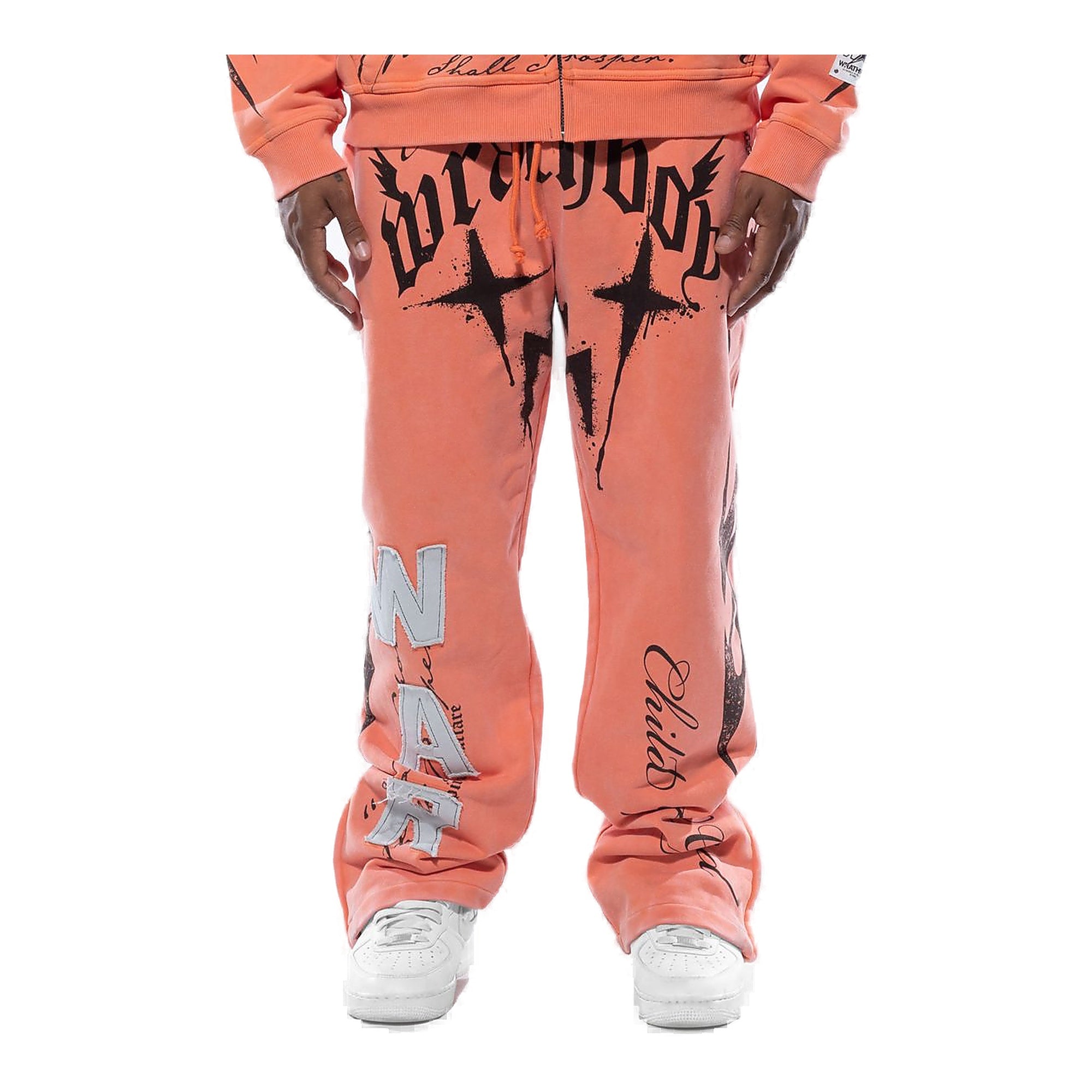 Wrathboy Hard to Kill Jogger Pants - Orange