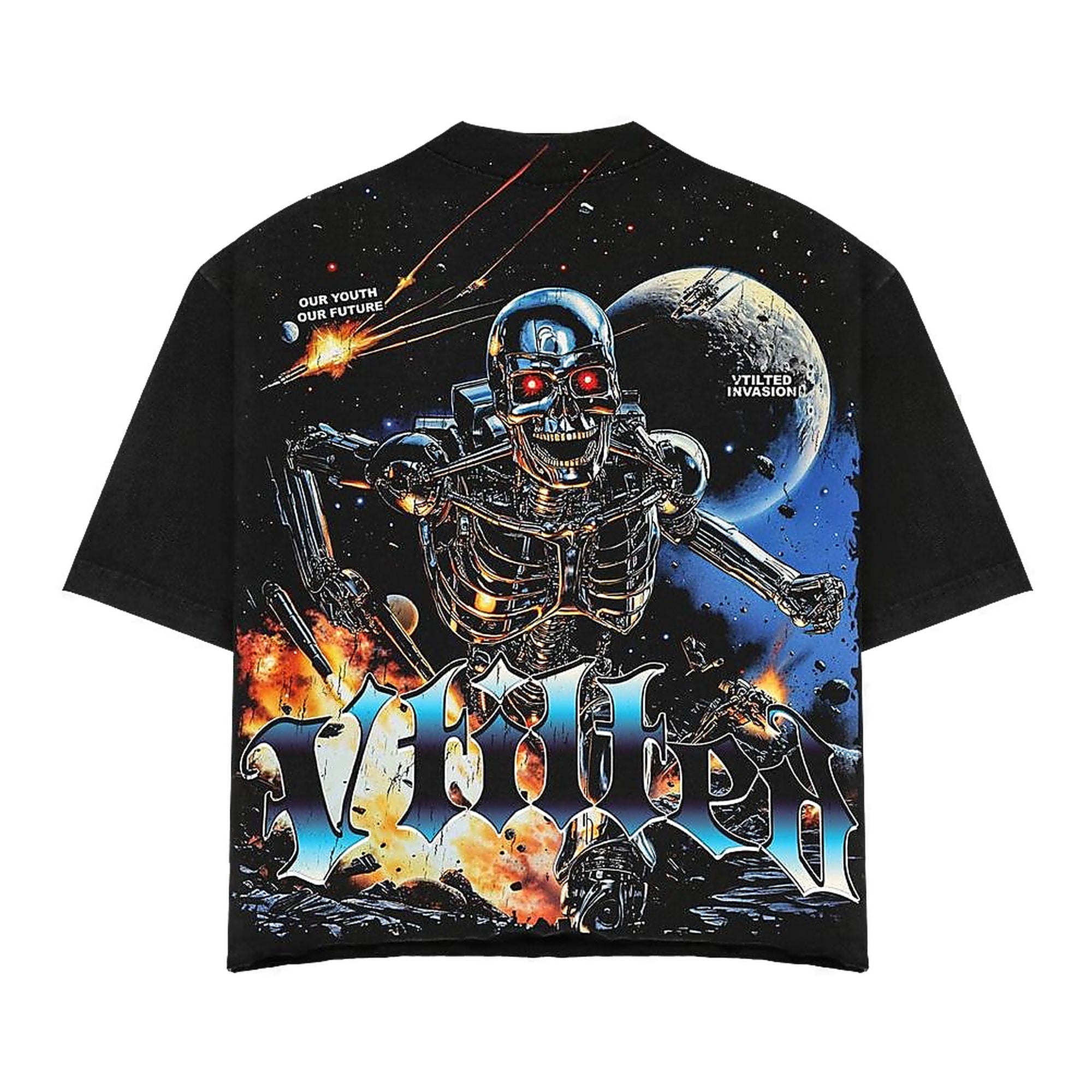 Vtilited Void Existence Men's T-Shirt - Black