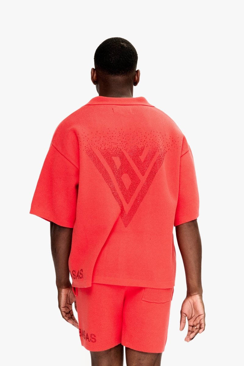 Dealbreaker Red Button Down - Valabasas