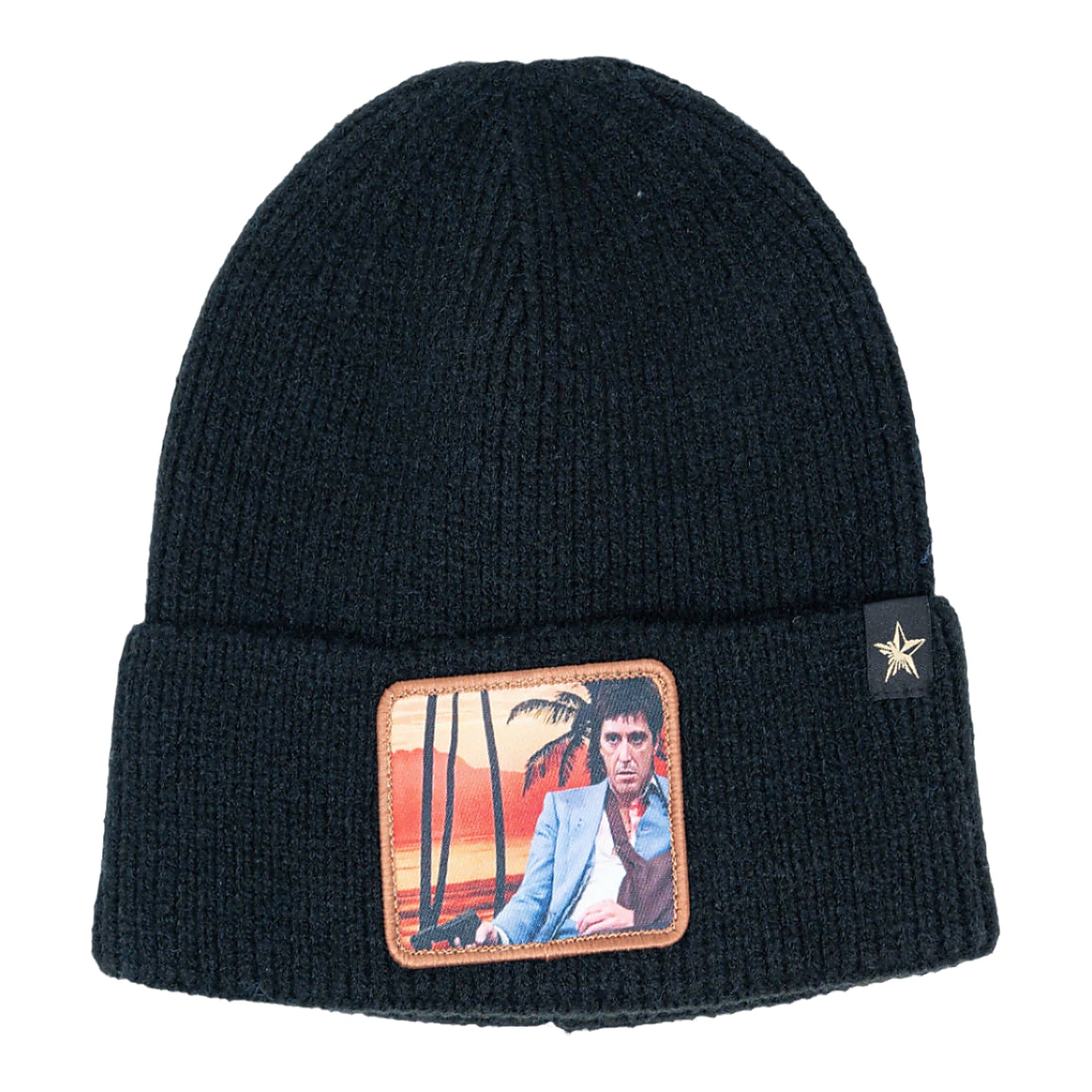 Gold Star Scarface Beanie - Black
