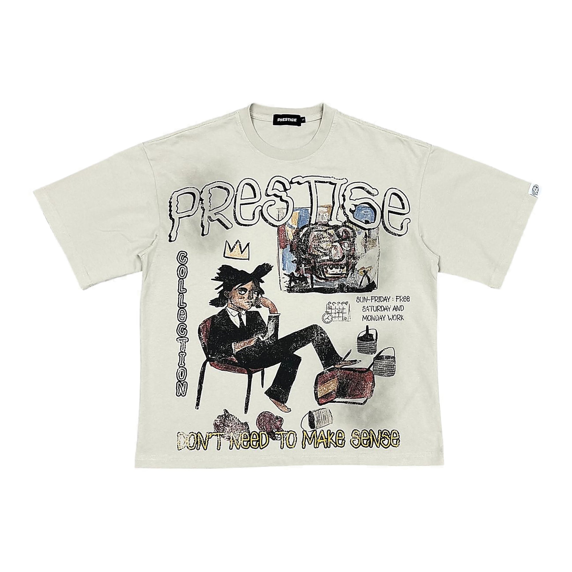 Prestige Denim Don't Make Sense T-Shirt - Graphic White