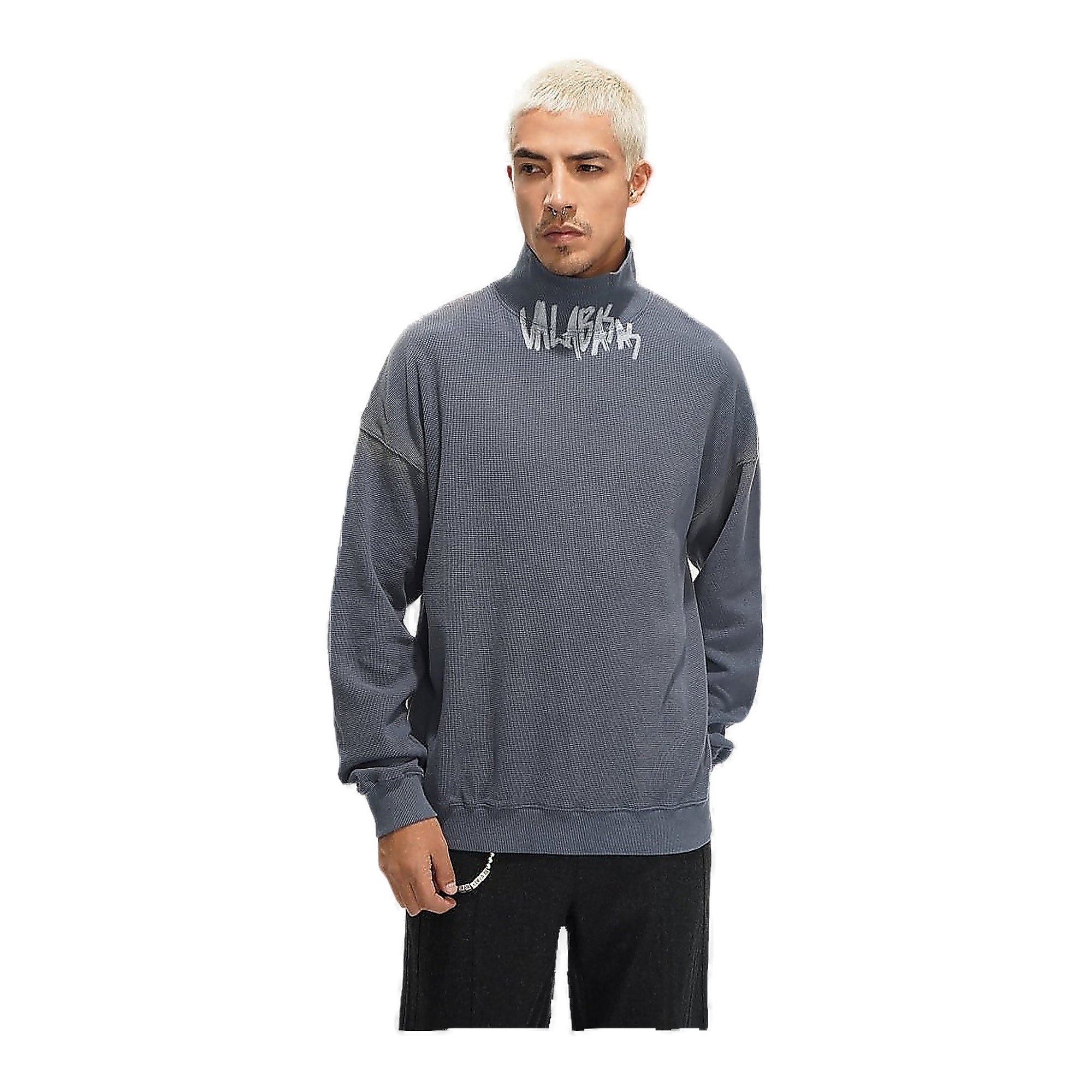 Valabasas Logo Sweater - Relaxed Fit Blue