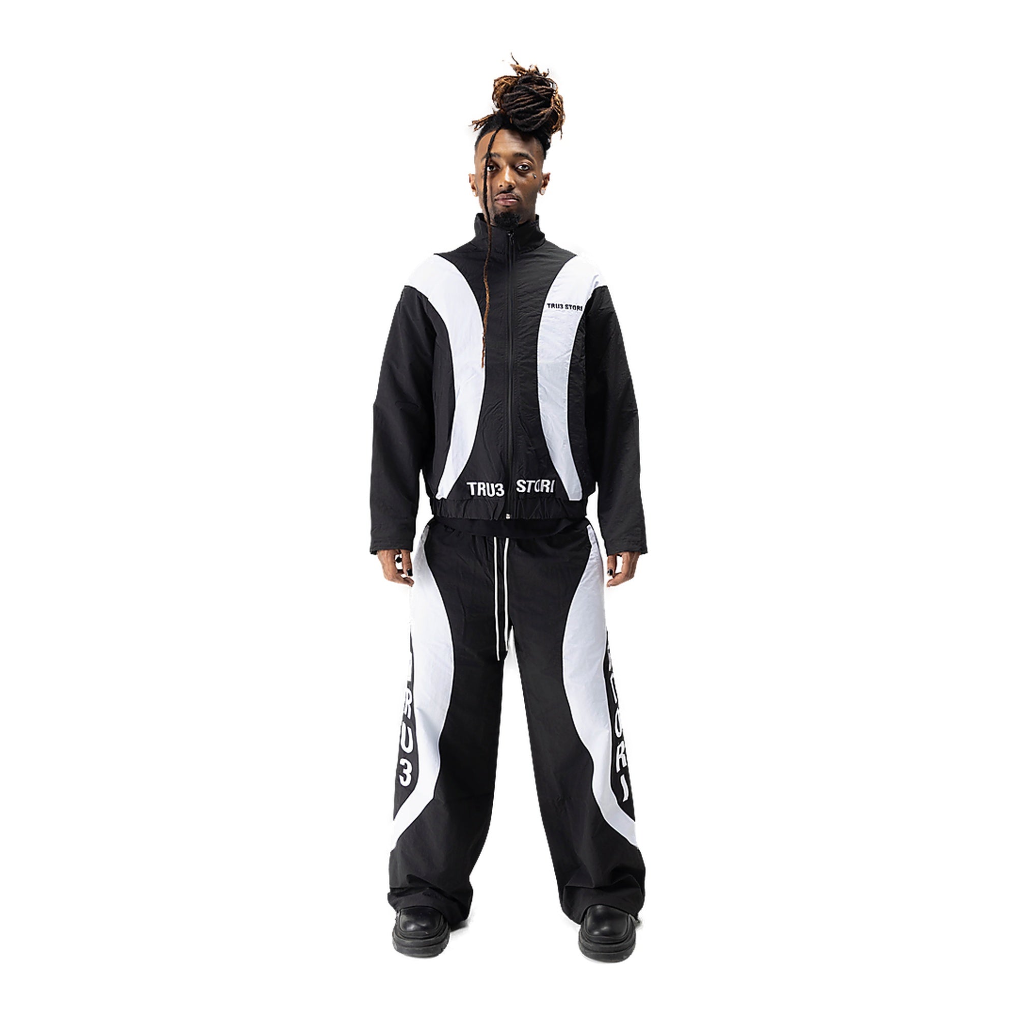 Tru3Stori Speedway Jacket - Logo Pattern