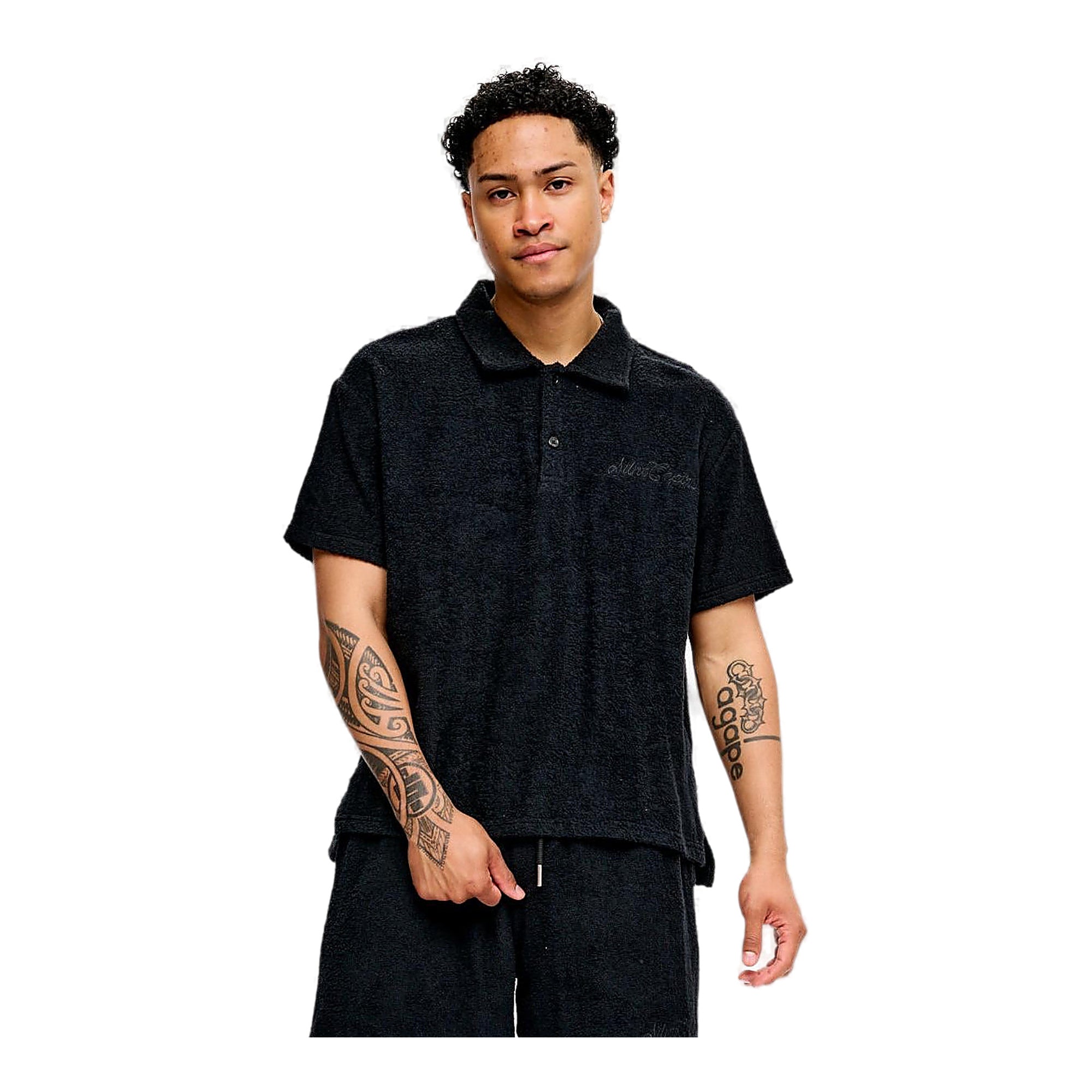 Silnt Chptrs Relevant Polo Shirt - Terry Cloth